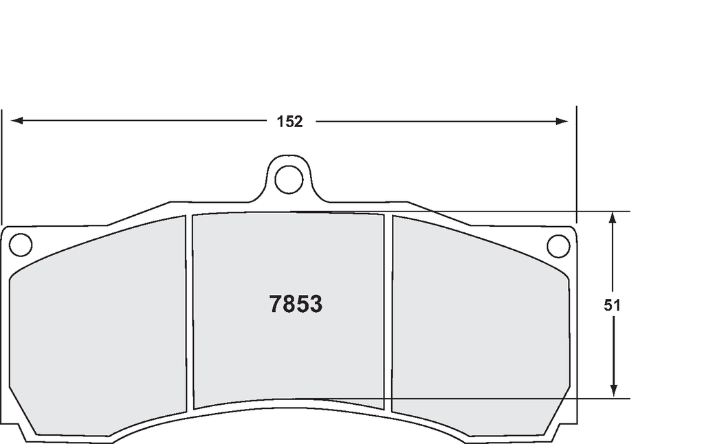[7853.01.20.34] PFC 7853 Race Brake Pad Set - 01 Compound 20mm