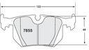 PFC 7855 Race Brake Pad Set - 01 Compound 16mm