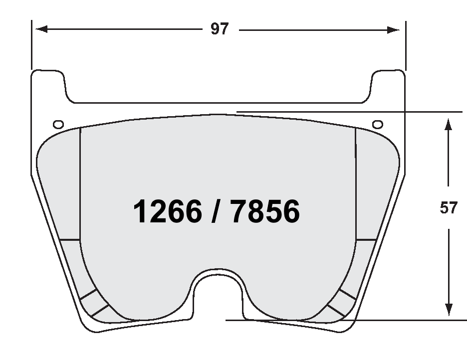 [7856.08.16.44] PFC 7856 Race Brake Pad Set - 08 Compound 16mm