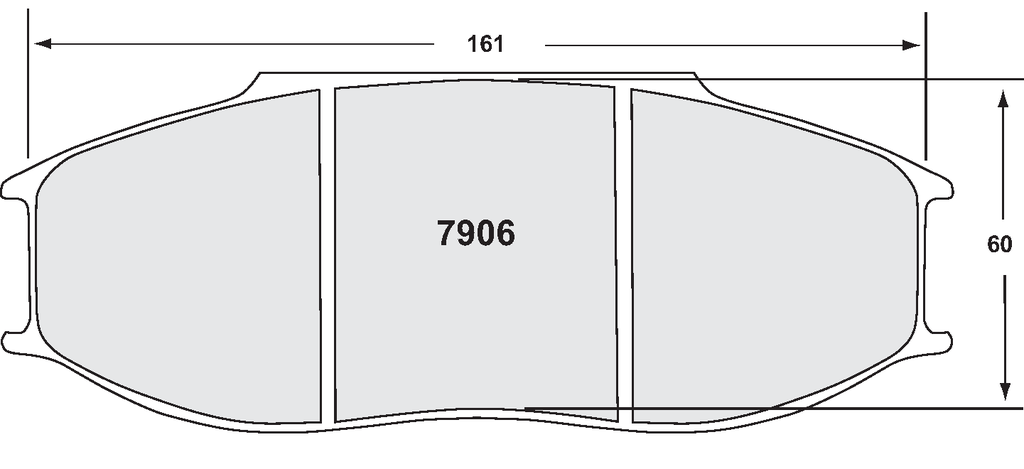[7906.08.30.44] PFC 7906 Race Brake Pad Set - 08 Compound 30mm