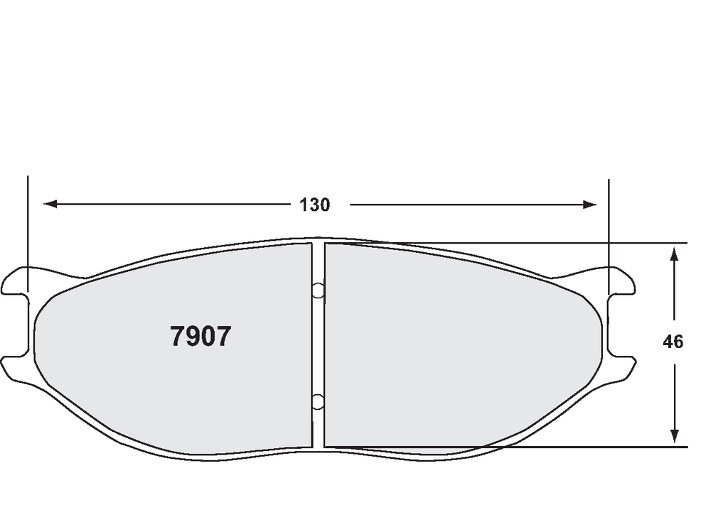 PFC 7907 Race Brake Pad Set - 01 Compound 19mm