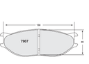 PFC 7907 Race Brake Pad Set - 01 Compound 19mm