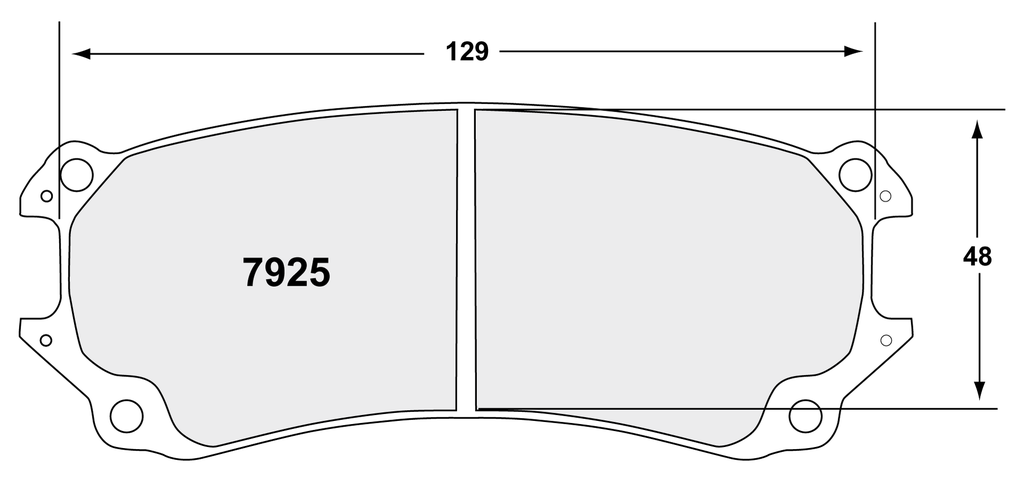 [7925.97.30.44] PFC 7925 Race Brake Pad Set - 97 Compound 30mm
