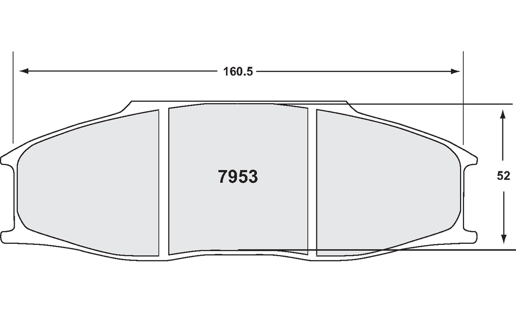 [7953.08.30.44] PFC 7953 Race Brake Pad Set - 08 Compound 30mm