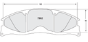 PFC 7962 Z-RATED BRAKE PAD SET