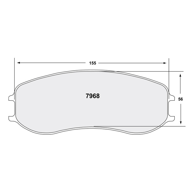 [7968.11.28.44] PFC 7968 Race Brake Pad Set - 11 Compound 28mm