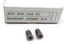 PFC CALIPER BLEED SCREW INSERTS X 2