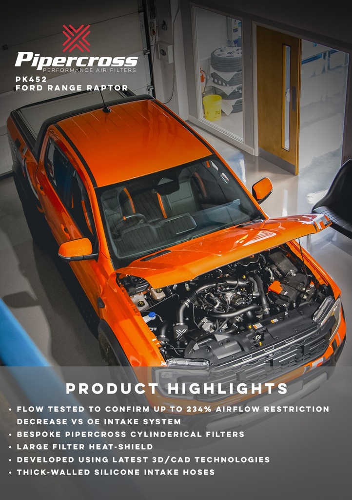 PiperCross Intake Ford Ranger IV