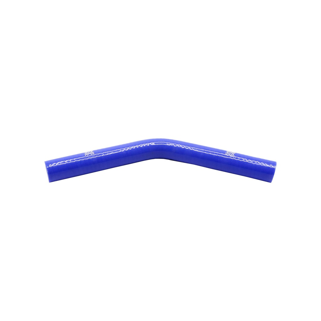 [FCL04019] PiperCross Blue 45Deg 19mm bore 152mm leg length silicone hose