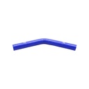 PiperCross Blue 45Deg 19mm bore 152mm leg length silicone hose