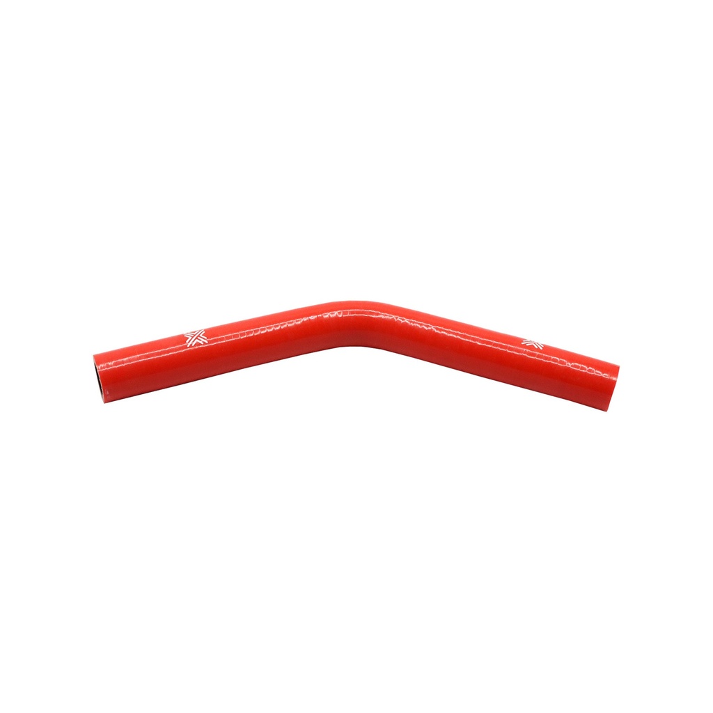 [FCL04020] PiperCross Red 45Deg 19mm bore 152mm leg length silicone hose