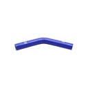 PiperCross Blue 45Deg 25mm bore 152mm leg length silicone hose