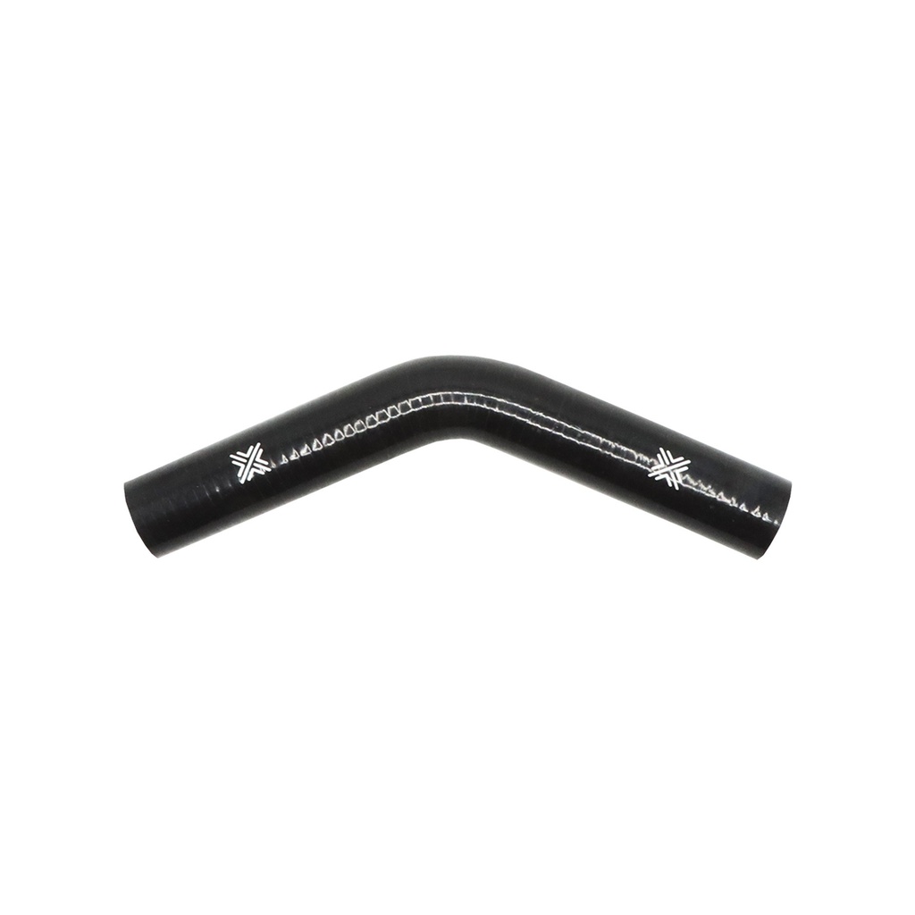 [FCL04024] PiperCross Black 45Deg 30mm bore 152mm leg length silicone hose