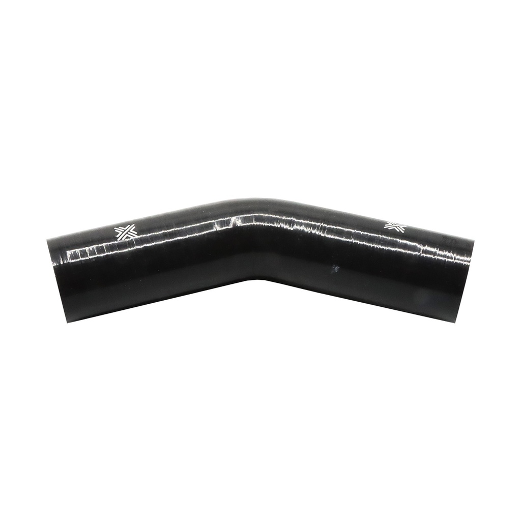[FCL04030] PiperCross Black 45Deg 50.8mm bore 152mm leg length silicone hose