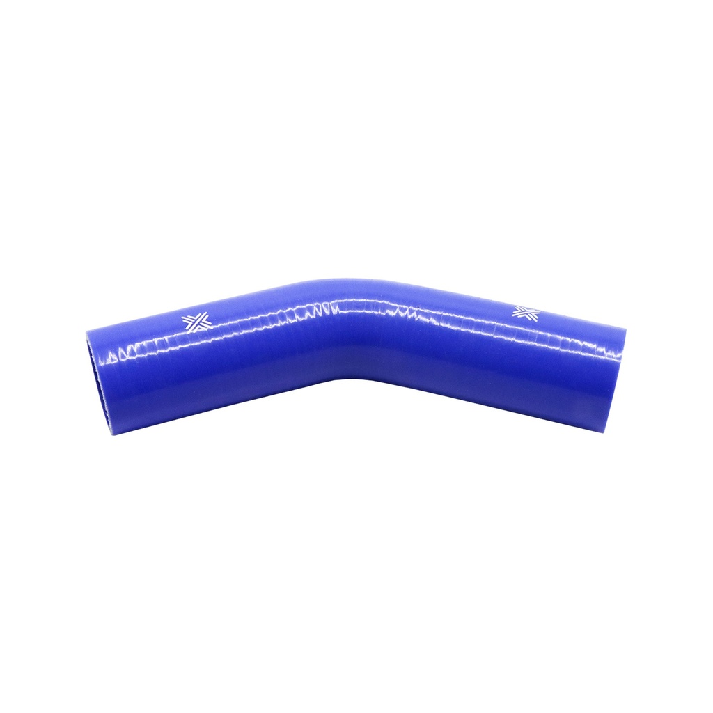 [FCL04031] PiperCross Blue 45Deg 50.8mm bore 152mm leg length silicone hose