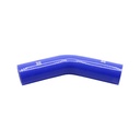 PiperCross Blue 45Deg 50.8mm bore 152mm leg length silicone hose