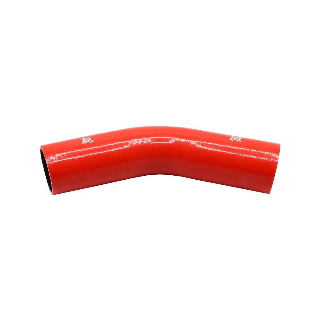 [FCL04032] PiperCross Red 45Deg 50.8mm bore 152mm leg length silicone hose