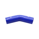 PiperCross Blue 45Deg 61mm bore 152mm leg length silicone hose