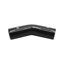 PiperCross Black 45Deg 63mm bore 152mm leg length silicone hose