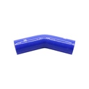 PiperCross Blue 45Deg 63mm bore 152mm leg length silicone hose