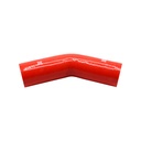 PiperCross Red 45Deg 63mm bore 152mm leg length silicone hose