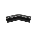 PiperCross Black 45Deg 70mm bore 152mm leg length silicone hose