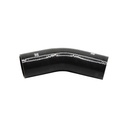 PiperCross Black 45Deg 76mm bore 152mm leg length silicone hose