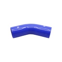 PiperCross Blue 45Deg 76mm bore 152mm leg length silicone hose