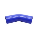 PiperCross Blue 45Deg 80mm bore 152mm leg length silicone hose