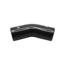 PiperCross Black 45Deg 89mm bore 152mm leg length silicone hose