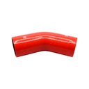 PiperCross Red 45Deg 89mm bore 152mm leg length silicone hose