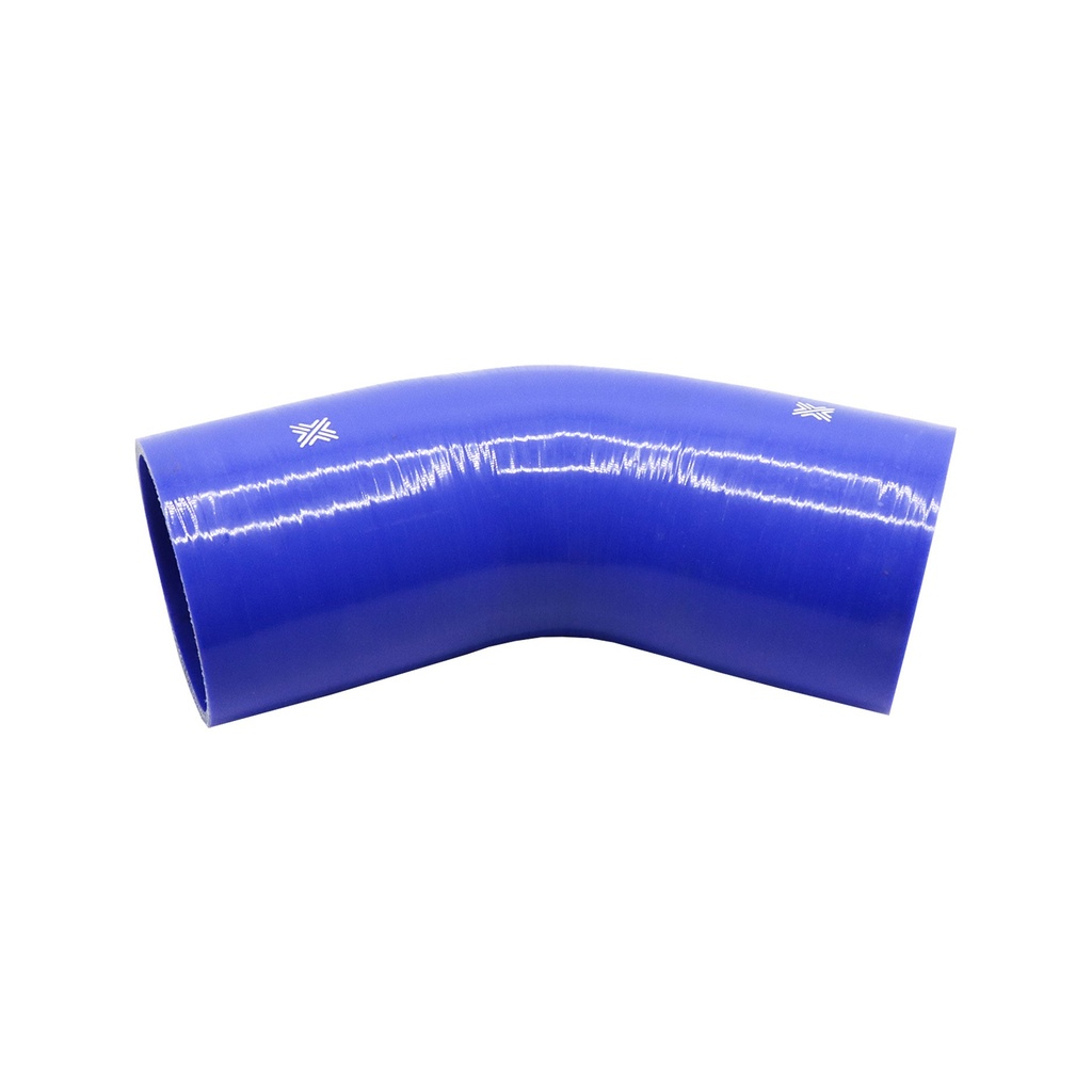 [FCL04052] PiperCross Blue 45Deg 102mm bore 152mm leg length silicone hose