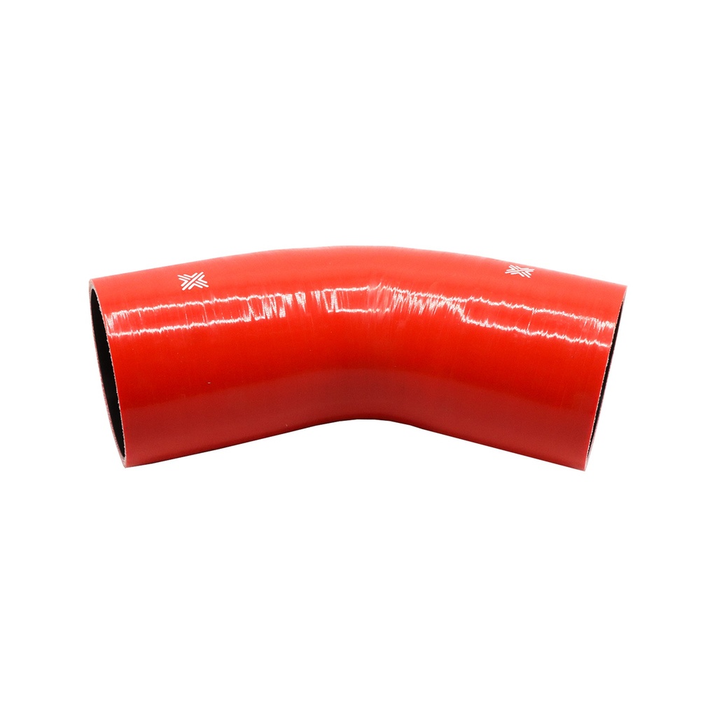 [FCL04053] PiperCross Red 45Deg 102mm bore 152mm leg length silicone hose