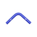 PiperCross Blue 90Deg 16mm bore 152mm leg length silicone hose