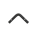 PiperCross Black 90Deg 19mm bore 152mm leg length silicone hose