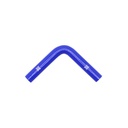 PiperCross Blue 90Deg 19mm bore 152mm leg length silicone hose