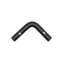 PiperCross Black 90Deg 25mm bore 152mm leg length silicone hose