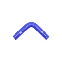 PiperCross Blue 90Deg 25mm bore 152mm leg length silicone hose