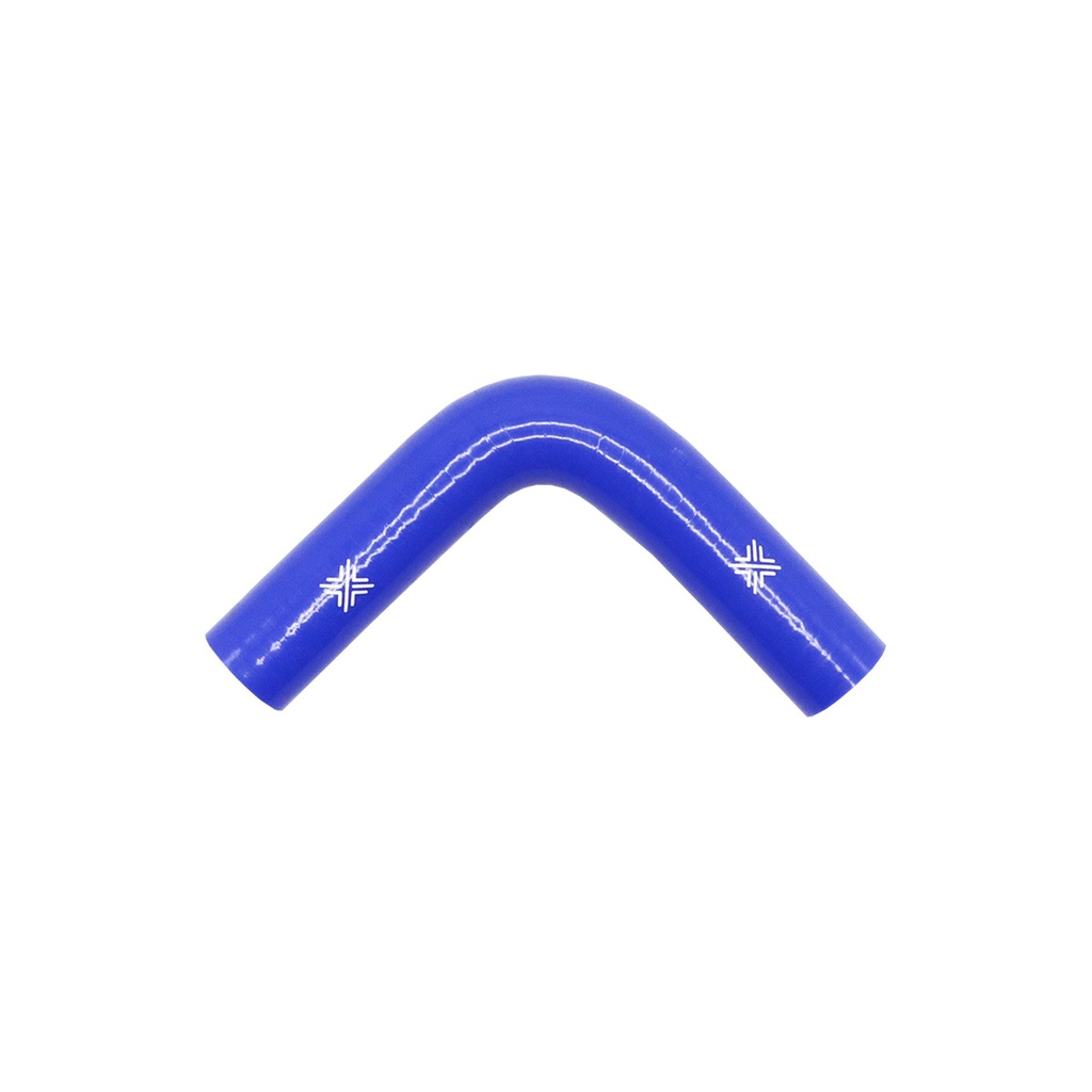 [FCL04067] PiperCross Blue 90Deg 30mm bore 152mm leg length silicone hose