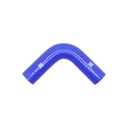 PiperCross Blue 90Deg 40mm bore 152mm leg length silicone hose