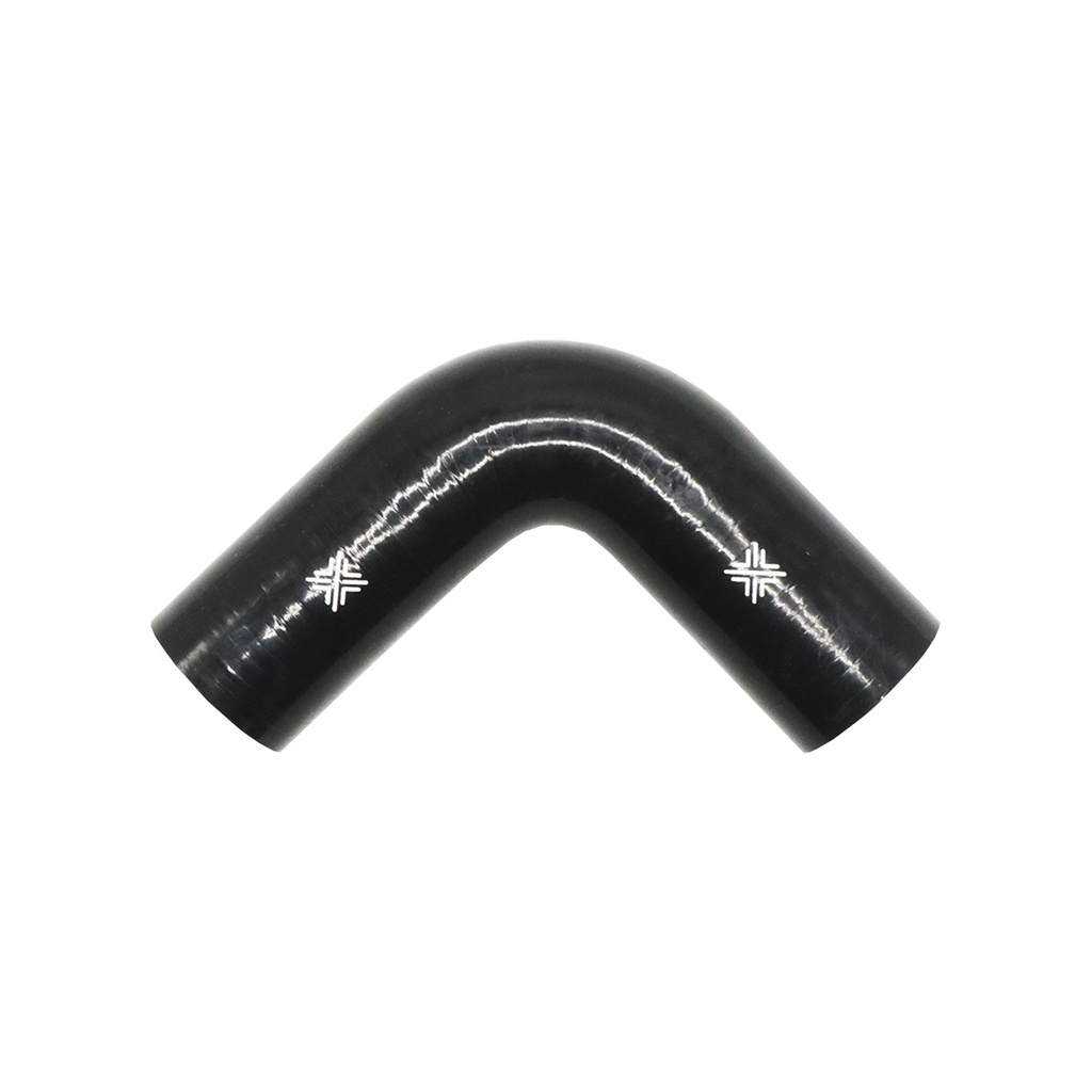 [FCL04072] PiperCross Black 90Deg 50.8mm bore 152mm leg length silicone hose