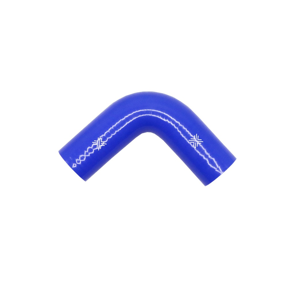 [FCL04073] PiperCross Blue 90Deg 50.8mm bore 152mm leg length silicone hose
