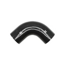 PiperCross Black 90Deg 70mm bore 152mm leg length silicone hose