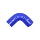 PiperCross Blue 90Deg 70mm bore 152mm leg length silicone hose