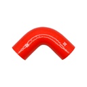 PiperCross Red 90Deg 70mm bore 152mm leg length silicone hose