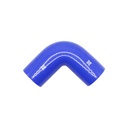 PiperCross Blue 90Deg 76mm bore 152mm leg length silicone hose