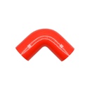 PiperCross Red 90Deg 76mm bore 152mm leg length silicone hose