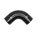 PiperCross Black 90Deg 80mm bore 152mm leg length silicone hose