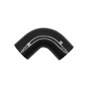 PiperCross Black 90Deg 89mm bore 152mm leg length silicone hose