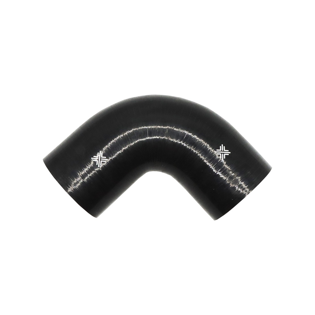 [FCL04093] PiperCross Black 90Deg 102mm bore 152mm leg length silicone hose